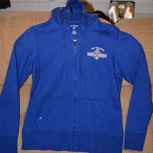 New York Mets 2015 World Series Antigua Authentic MLB Womens Large